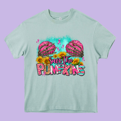 Save The Pumpkins Heavy Core Tee Designed By Adodesignshop
