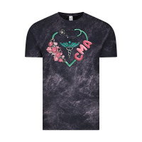 Cloud Black cma  heart Vintage Tee - MaliasSmallBusiness