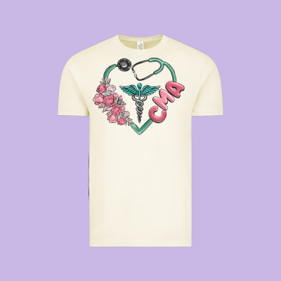 Cma  Heart Vintage Tee Designed By Maliassmallbusiness