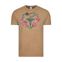 Vintage Coffee cma  heart Vintage Tee - MaliasSmallBusiness