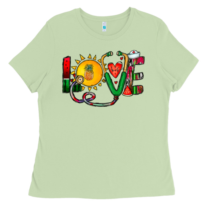 Summer Nurse Ladies Tee by CowhideDigitalArt | Teevron