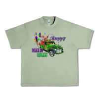 Oil Green mardi gras with truck Urban Heavy Tee - AdoDesignShop