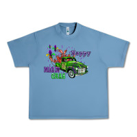Pebble Blue mardi gras with truck Urban Heavy Tee - AdoDesignShop