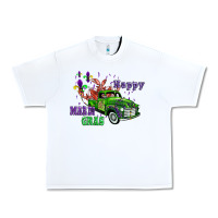 White mardi gras with truck Urban Heavy Tee - AdoDesignShop