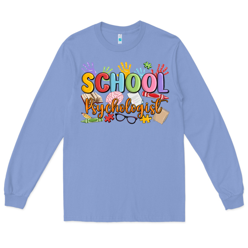School Psychologist Long Sleeve Tee by MaliasSmallBusiness | Teevron