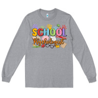 Heather Grey school psychologist Long Sleeve Tee - MaliasSmallBusiness