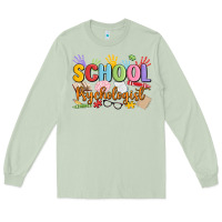 Matcha school psychologist Long Sleeve Tee - MaliasSmallBusiness