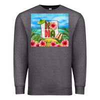 Charcoal Heather summer nana Premium Sweatshirt - TumblerDesignByShophia