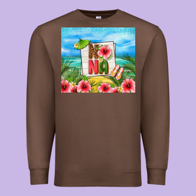 Summer Nana Premium Sweatshirt Designed By Tumblerdesignbyshophia