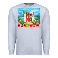 Heather Grey summer nana Premium Sweatshirt - TumblerDesignByShophia