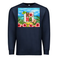 Navy summer nana Premium Sweatshirt - TumblerDesignByShophia
