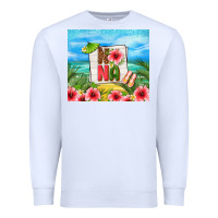 White summer nana Premium Sweatshirt - TumblerDesignByShophia