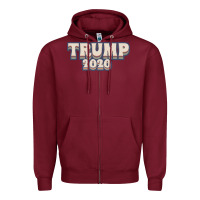 Burgundy Trump 2020 Zipper Hoodie - Bettercallsaul