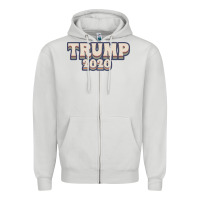 Dove Grey Trump 2020 Zipper Hoodie - Bettercallsaul