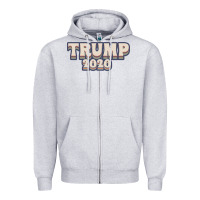 Heather Grey Trump 2020 Zipper Hoodie - Bettercallsaul