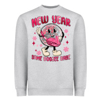 Heather Grey new year same boojee babe Heavyweight Sweatshirt - MaliasSmallBusiness