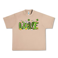 Burro st patricks love nurse Urban Heavy Tee - MaliasSmallBusiness