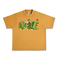 Peanut Butter st patricks love nurse Urban Heavy Tee - MaliasSmallBusiness