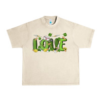 Sandshell st patricks love nurse Urban Heavy Tee - MaliasSmallBusiness