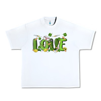 White st patricks love nurse Urban Heavy Tee - MaliasSmallBusiness