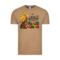 Vintage Coffee never understimate the power of a black woman Vintage Tee - MaliasSmallBusiness
