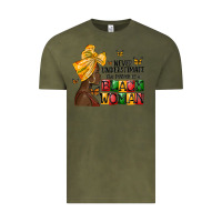 Vintage Olive never understimate the power of a black woman Vintage Tee - MaliasSmallBusiness