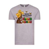 Vintage Zinc never understimate the power of a black woman Vintage Tee - MaliasSmallBusiness