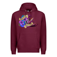 Burgundy sorta sweet sorta wicked Premium Hoodie - CowGirlArtShop