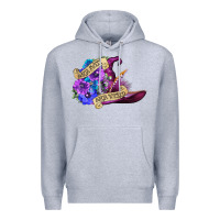 Heather Grey sorta sweet sorta wicked Premium Hoodie - CowGirlArtShop