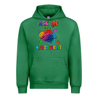 Emerald ask me about neurodiversity Urban Hoodie - FaDigitalArtStudio