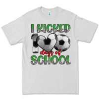 Dove Grey i kicked 100 days of school Premium Tee - Artiststas