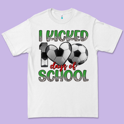 I Kicked 100 Days Of School Premium Tee Designed By Artiststas