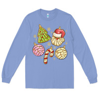 Colony Blue christmas conchas Long Sleeve Tee - MaliasSmallBusiness