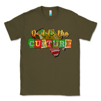 Army Green do it for the culture Classic Tee - JahusDesignShop