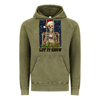 Vintage Olive let it snow Vintage Hoodie - RanaPortraitStore