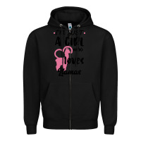 Black Just A Girl Who Loves Llamas I Love Llamas Zipper Hoodie - Bettercallsaul
