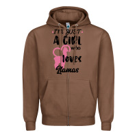 Chestnut Just A Girl Who Loves Llamas I Love Llamas Zipper Hoodie - Bettercallsaul