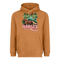 Meerkat Just a girl who loves Horses Heavyweight Hoodie - HowdyJamesFarm