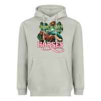 Moon Dust Just a girl who loves Horses Heavyweight Hoodie - HowdyJamesFarm