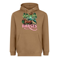 Toasted Coconut Just a girl who loves Horses Heavyweight Hoodie - HowdyJamesFarm