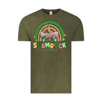 Vintage Olive shamrock cutie Vintage Tee - MaliasSmallBusiness