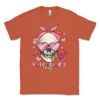 Copper valentine's day skull Classic Tee - MaliasSmallBusiness