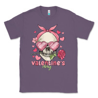 Lavender valentine's day skull Classic Tee - MaliasSmallBusiness