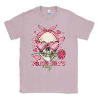 Lilac valentine's day skull Classic Tee - MaliasSmallBusiness