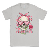 Moon Dust valentine's day skull Classic Tee - MaliasSmallBusiness
