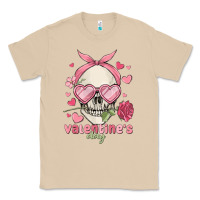 Mushroom valentine's day skull Classic Tee - MaliasSmallBusiness