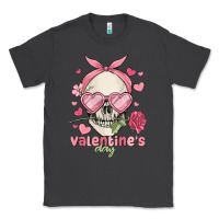 Smoke valentine's day skull Classic Tee - MaliasSmallBusiness