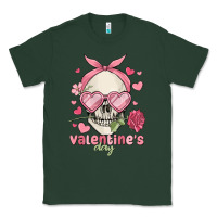 Sports Green valentine's day skull Classic Tee - MaliasSmallBusiness