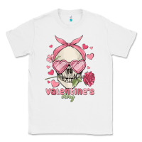 White valentine's day skull Classic Tee - MaliasSmallBusiness