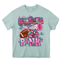 Arona in october we wear cheer pink football Heavy Core Tee - AdoDesignShop